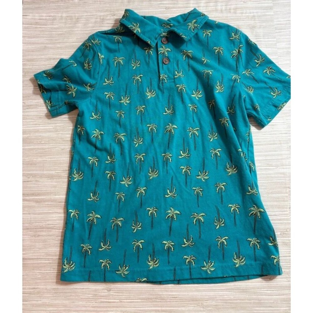 Jumping beans 7 palm tree short sleeve polo